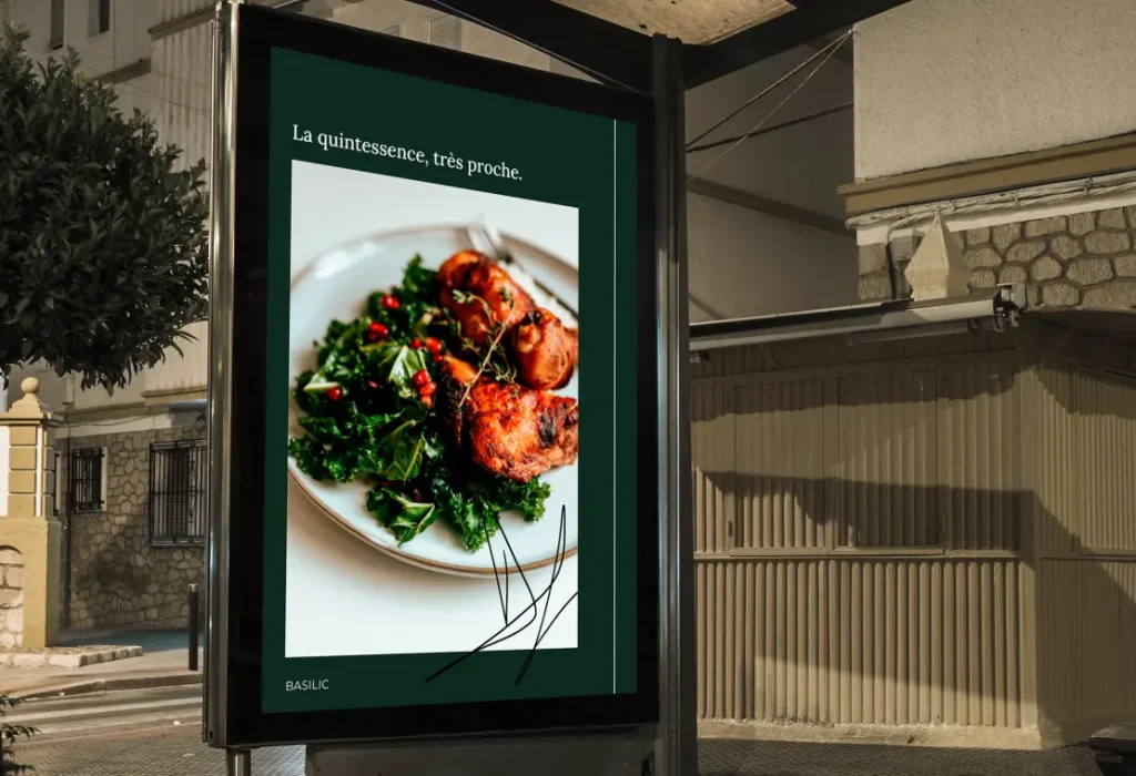 poster_design_restaurant_basilic_David_Mercier